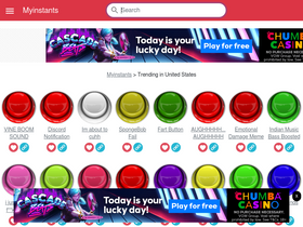 'myinstants.com' screenshot