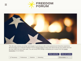'freedomforum.org' screenshot