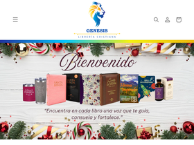 libreriacristianagenesis.com homepage screenshot