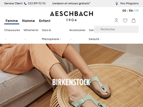 'aeschbach-chaussures.ch' screenshot