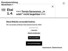 'kunstsammlung.de' screenshot