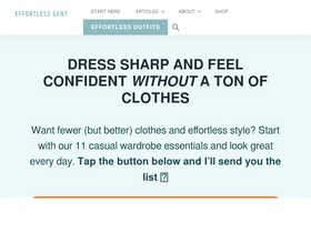 'effortlessgent.com' screenshot