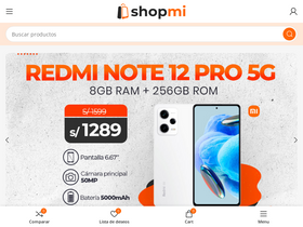 'shopmi.pe' screenshot