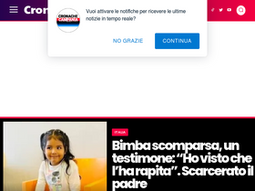 'cronachedellacampania.it' screenshot