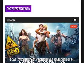 'gameshunters.com' screenshot