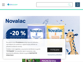 'prvalekarna.com' screenshot