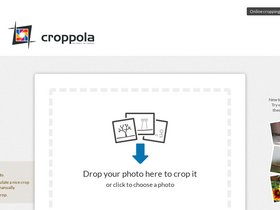 'croppola.com' screenshot