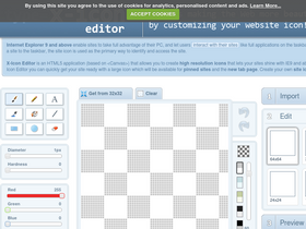 'xiconeditor.com' screenshot