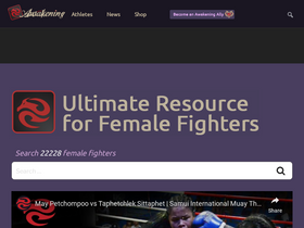 'awakeningfighters.com' screenshot
