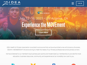 'ideafit.com' screenshot