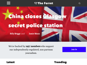 'theferret.scot' screenshot