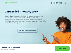 'turbodebt.com' screenshot