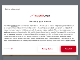 'vesuviolive.it' screenshot