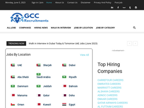 'gccrecruitments.com' screenshot