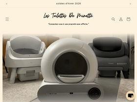 Les Toilettes De Minette homepage screenshot