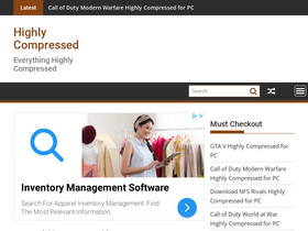 'highly-compressed.com' screenshot