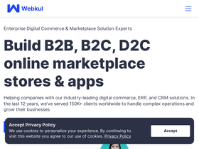 'webkul.com' screenshot