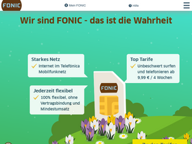 'fonic.de' screenshot