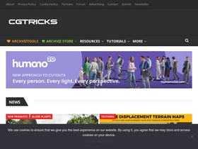 'cgtricks.com' screenshot