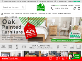 'thefurnituremarket.co.uk' screenshot
