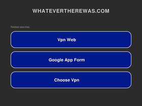 whatevertherewas.com