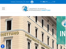 'uninettunouniversity.net' screenshot