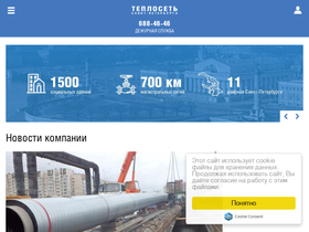 'teplosetspb.ru' screenshot