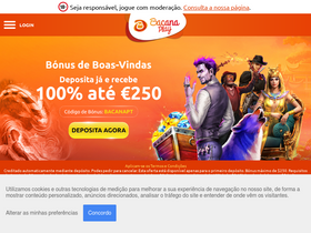 'bacanaplay.pt' screenshot