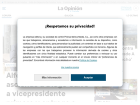 'laopinioncoruna.es' screenshot