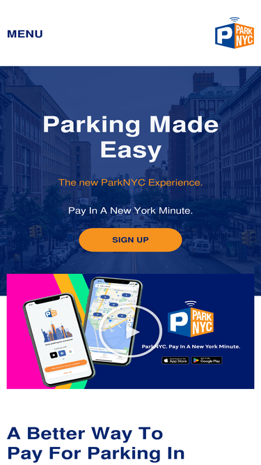 Park NYC - Parking Made Easy in New York City - ParkNYC Mobile App