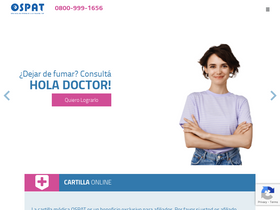 'ospat.com.ar' screenshot