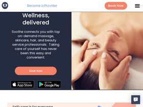 'soothe.com' screenshot