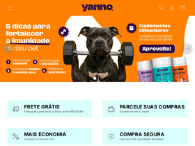 yannopet.com.br homepage screenshot