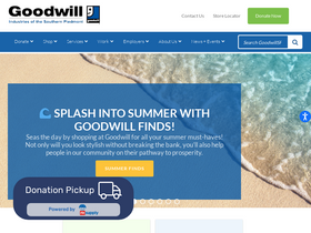 'goodwillsp.org' screenshot