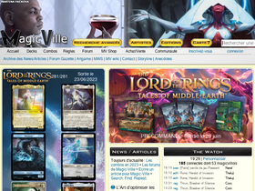 'magic-ville.com' screenshot