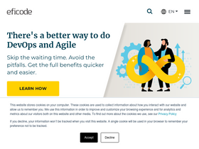 'eficode.com' screenshot