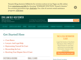 'civillawselfhelpcenter.org' screenshot