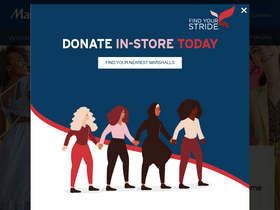 'marshalls.ca' screenshot