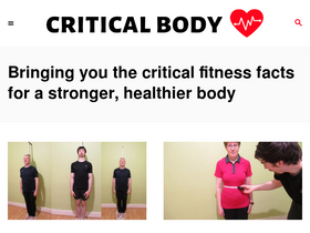 'criticalbody.com' screenshot