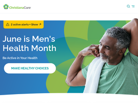 'christianacare.org' screenshot