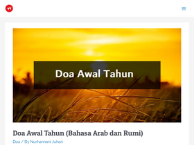 'akumuslim.asia' screenshot