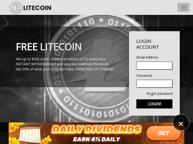 'free-ltc.com' screenshot