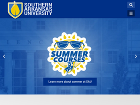 'saumag.edu' screenshot