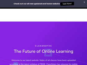 'classnotes.xyz' screenshot