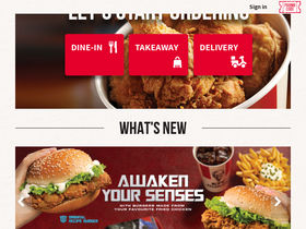'kfc.com.sg' screenshot