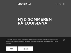 'louisiana.dk' screenshot