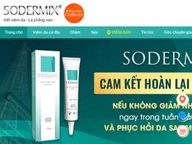 'sodermix.vn' screenshot