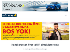 'sifiraracal.com' screenshot