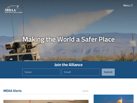 'missiledefenseadvocacy.org' screenshot