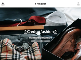'c-edge.fashion' screenshot